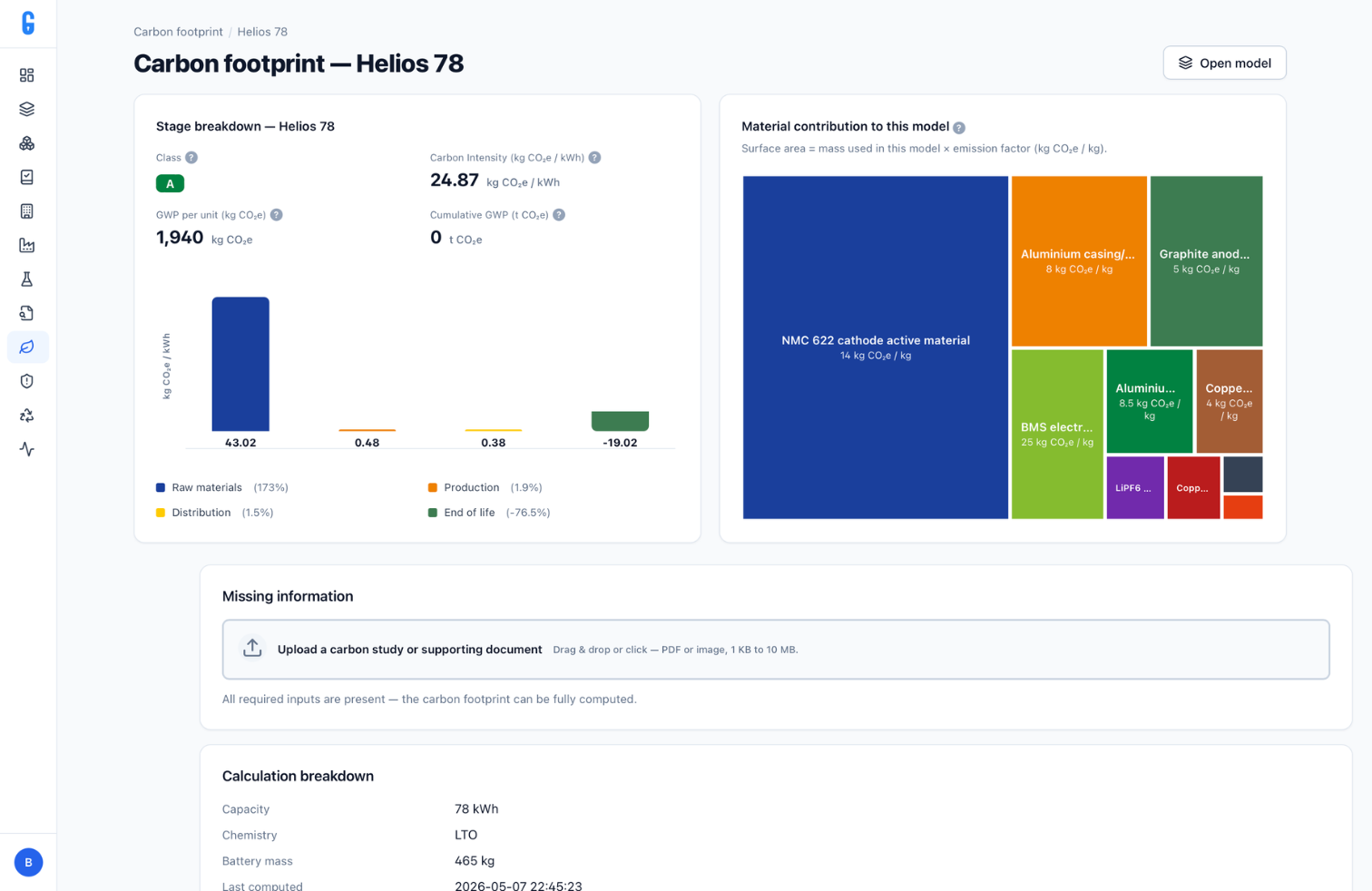 Automated Life Cycle Assessment